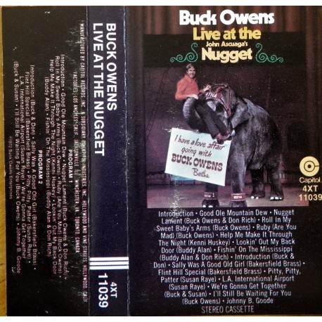 Buck Owens - Live at The Nugget (kassett)