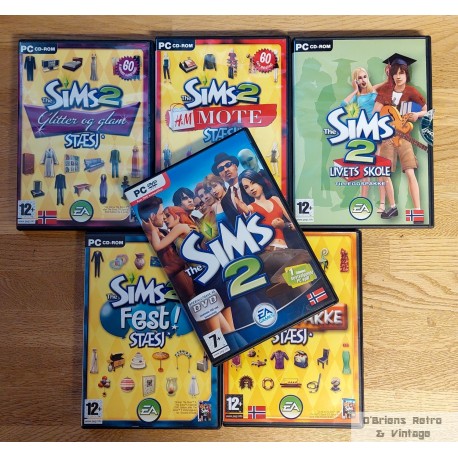 The Sims 2 med 5 utvidelsespakker (EA Games) - PC