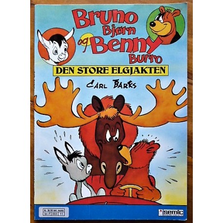 Bruno Bjørn og Benny Burro- Den store elgjakten- Carl Barks