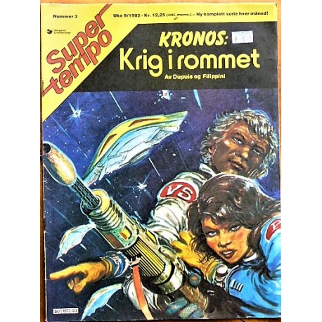 Super Tempo- Nr. 3-1982- Kronos- Krig i rommet