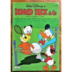 Donad Duck & Co- Nr. 24- 1981- Med bilag- Klistremerke