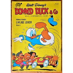 Donald Duck & Co- Nr. 38- 1973- Med bilag