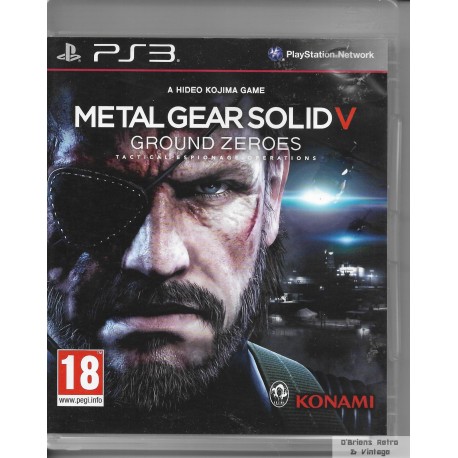 Playstation 3: Metal Gear Solid V - Ground Zeroes (Konami)