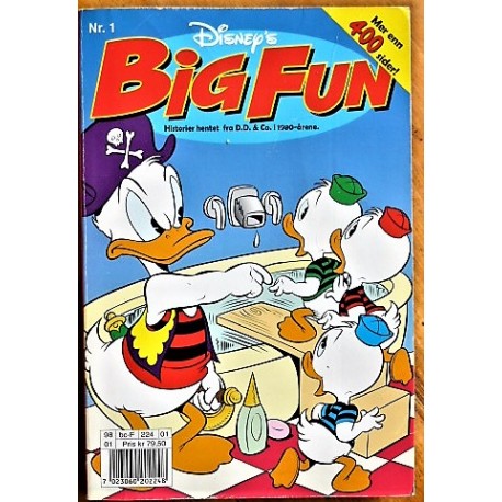 ney- Big Fun Nr. 1- Historier fra Donald- 1980-årene