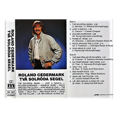 Roland Cedermark: Två solröda segel