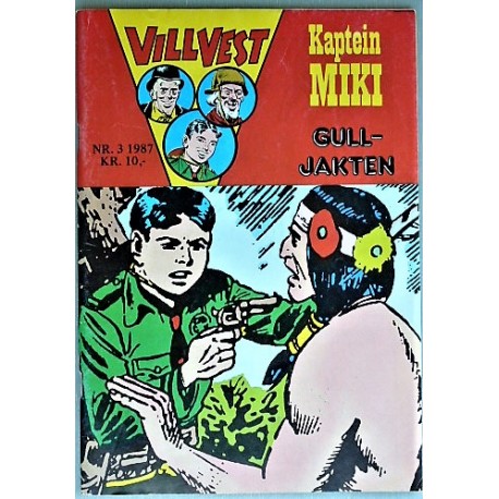Kaptein Miki- Gulljakten- Nr. 3- 1987