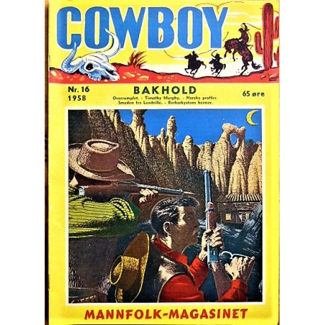 Cowboy- Nr. 16- 1958- Bakhold