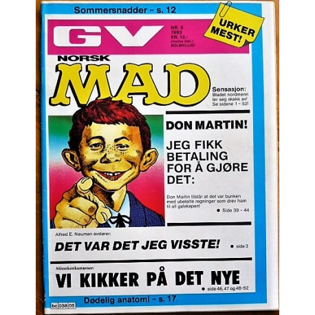 Norsk MAD: 1983- Nr. 5- Vi kikker på Det Nye