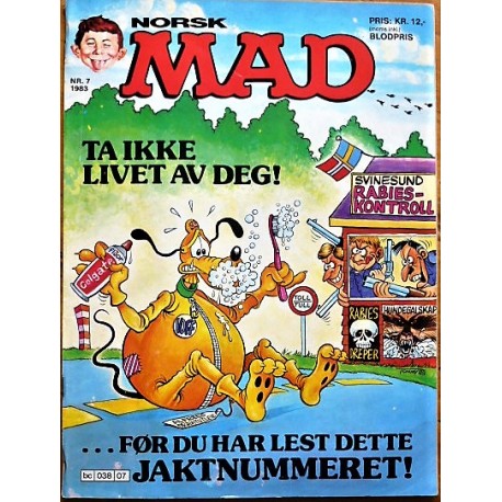 Norsk MAD: 1983- Nr. 7- Ta ikke livet av deg!