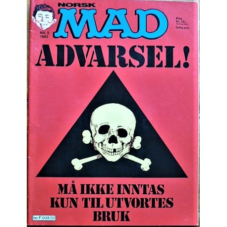 Norsk MAD: 1983- Nr. 2- Advarsel!