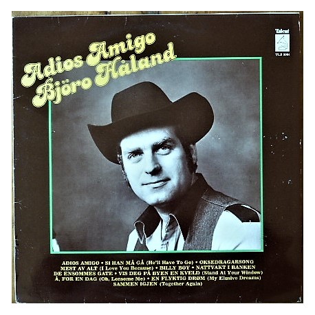 Bjøro Håland- Adios Amigo (LP- vinyl)