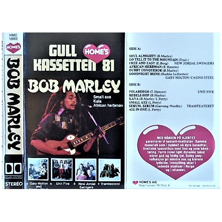 Gull Kassetten 81: Bob Marley, New Jordal Swingers m. fl