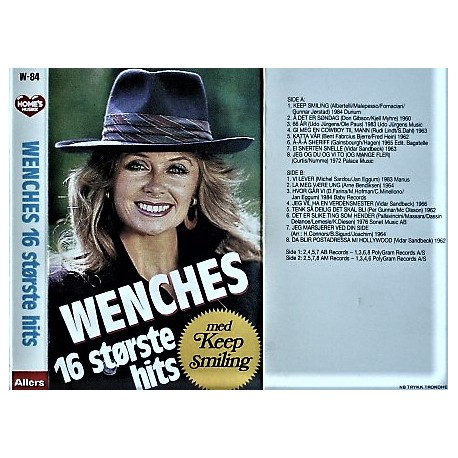 Wenches 16 største hits (Wenche Myhre)