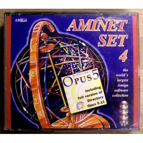 Aminet Set 4: 4 CD-er med software