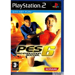 PES 6 - Pro Evolution Soccer 6 (Konami) - Playstation 2