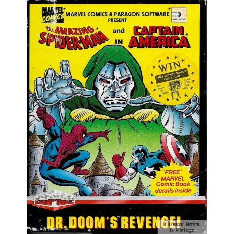 The Amazing Spider-Man and Captain America in Dr. Doom's Revenge! (Marvel / Paragon Software)