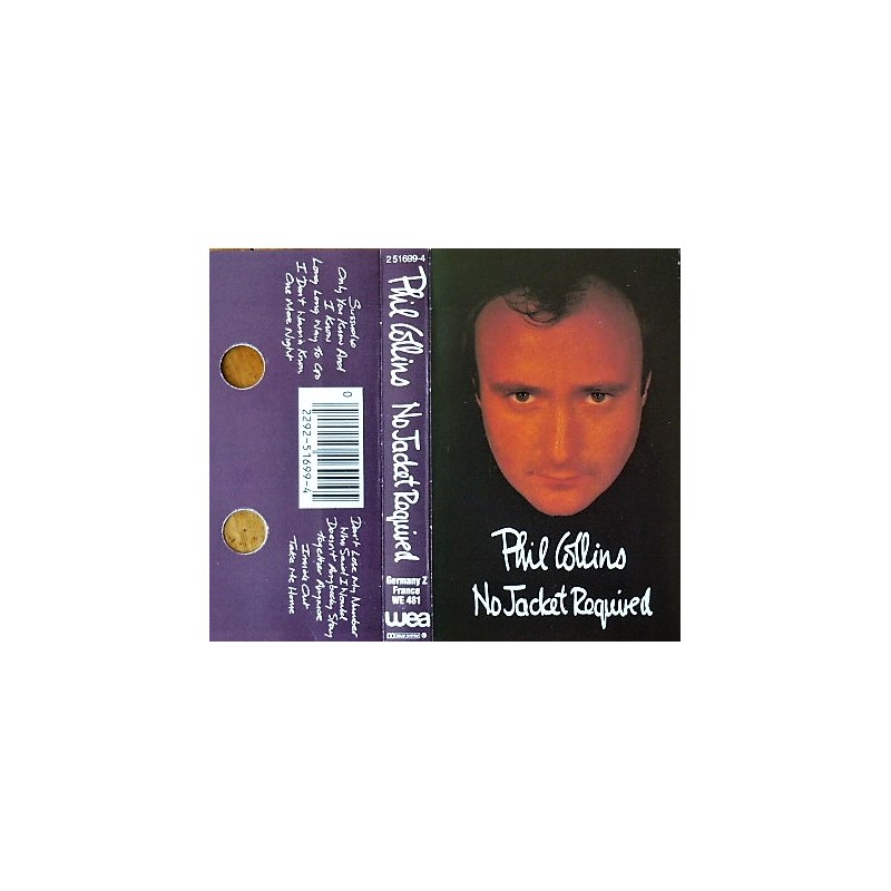 Phil Collins No Jacket Required O Briens Retro Vintage