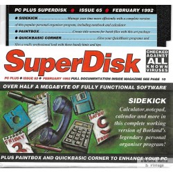 PC Plus - Issue 65 - February 1992 - SuperDisk - 5.25 - PC