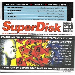 PC Plus - Issue 63 - December 1991 - SuperDisk - 5.25 - PC