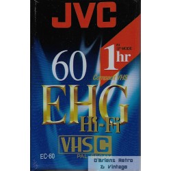 JVC EHG Hi-Fi - VHS C - EC-60 EHG - PAL SECAM