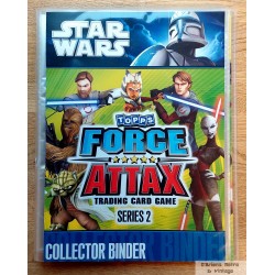 Star Wars - Topps Force Attax Trading Card Game - Series 2 - Collector Binder - Album for samlekort