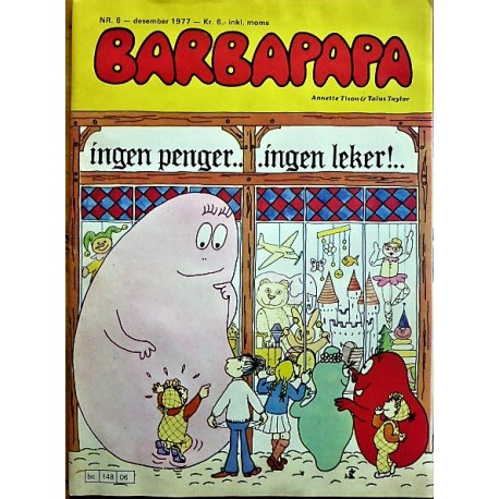 Barbapappa- 1977- Nr. 6- Ingen penger- ingen leker