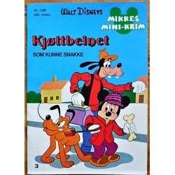 Walt Disney's- Mikkes Mini-Krim- Nr. 3- Kjøttbeinet som kunne snakke