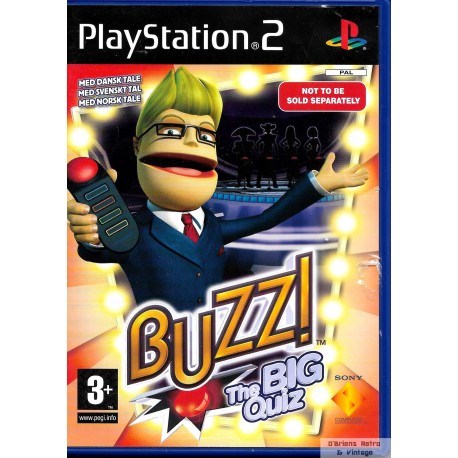 Buzz! - The Big Quiz - Med norsk tale - Playstation 2