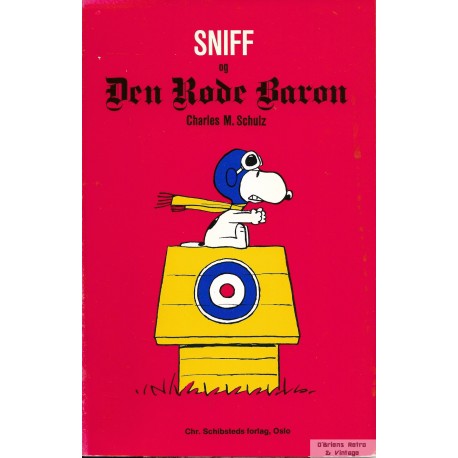 Sniff og Den røde baron - Charles M. Schulz - 1969