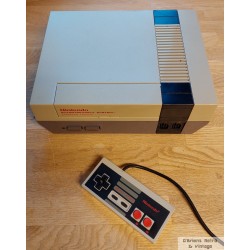 Nintendo Entertainment System - NES - Konsoll med utstyr