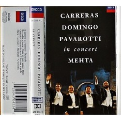 Carreras - Domingo - Pavarotti in Concert Mehta (kassett)
