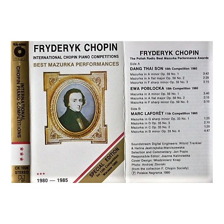Fryderyk Chopin: International Chopin Piano Competitions (kassett)