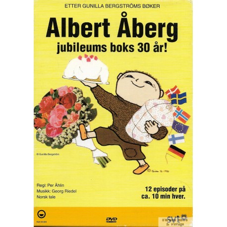 Albert Åberg jubileumsboks 30 år - DVD