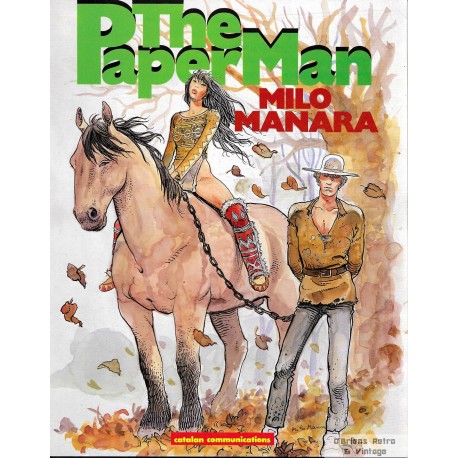 The Paper Man - Milo Manara - Catalan Communications - 1986