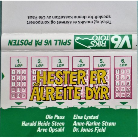 V6- Rikstoto- Hester er Ålreite dyr