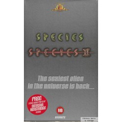 Species & Species II - Med 3 prints av Natasha Henstridge - VHS