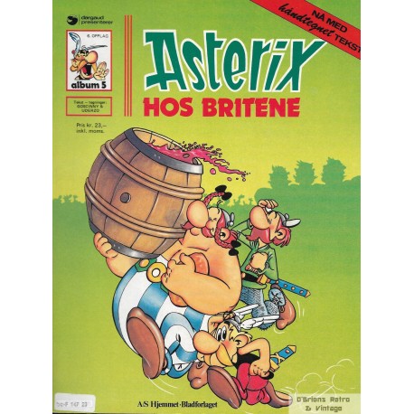 Asterix - Nr. 5 - Asterix hos britene - 6. opplag