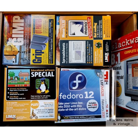 Linux - Rotelott - Stor samling med CD'er fra datablader m.m.