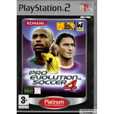 Pro Evolution Soccer 4 (Konami) - Playstation 2