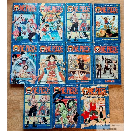One Piece - 11 x bøker selges samlet