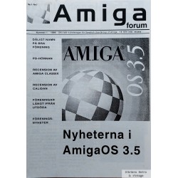 Amiga Forum - Officiellt nyhetsorgan for Swedish UserGroup of Amiga - 1999 - Nr. 1