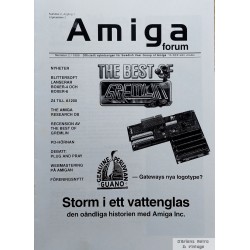 Amiga Forum - Officiellt nyhetsorgan for Swedish UserGroup of Amiga - 1999 - Nr. 2