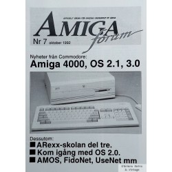 Amiga Forum - Officiellt nyhetsorgan for Swedish UserGroup of Amiga - 1992 - Nr. 7