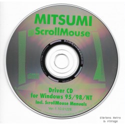 Mitsumi ScrollMouse - Driver CD for Windows 95, 98, NT - PC CD-ROM