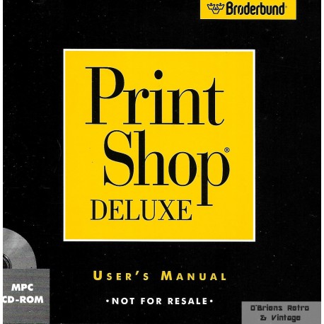 Print Shop Deluxe - PC CD-ROM