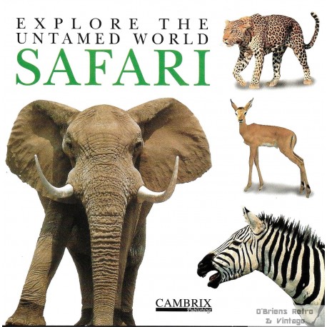 Safari - Explore The Untamed World - Cambrix Publishing - PC CD-ROM