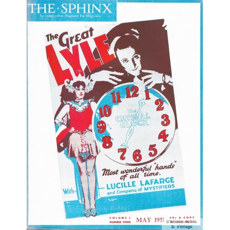 The Sphinx - An Independent Magazine for Magicians - Volume L - Nr. 3 - May 1951