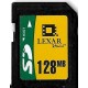 SD Lexar Media - 128 MB - Minnekort