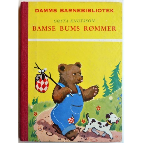 Bamse Bums rømmer- Damms Barnebibliotek- Nr. 7- 1955