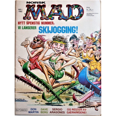 Norsk MAD- 1982- Nr. 1- Skijogging